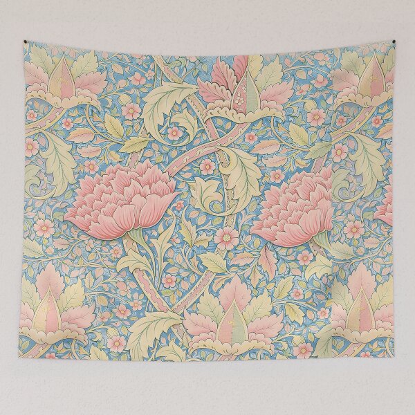 Item preview, William Morris Windrush Floral Pattern designed and sold by maniacfitness.