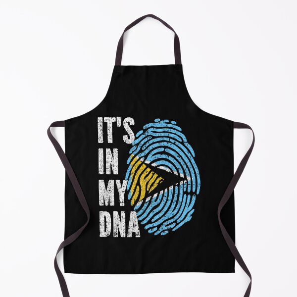 Item preview, IT'S IN MY DNA Saint Lucia Flag Roots designed and sold by CosmoKitsch.