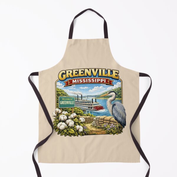 Item preview, Greenville, Mississippi River Town designed and sold by Myra365Art.