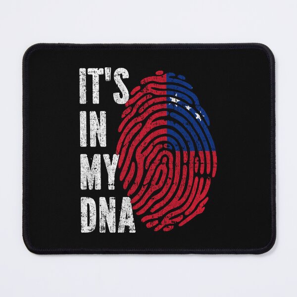 Item preview, IT'S IN MY DNA Samoa Flag Roots designed and sold by CosmoKitsch.