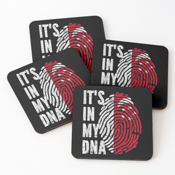 Item preview, IT'S IN MY DNA Singapore Flag Roots designed and sold by CosmoKitsch.