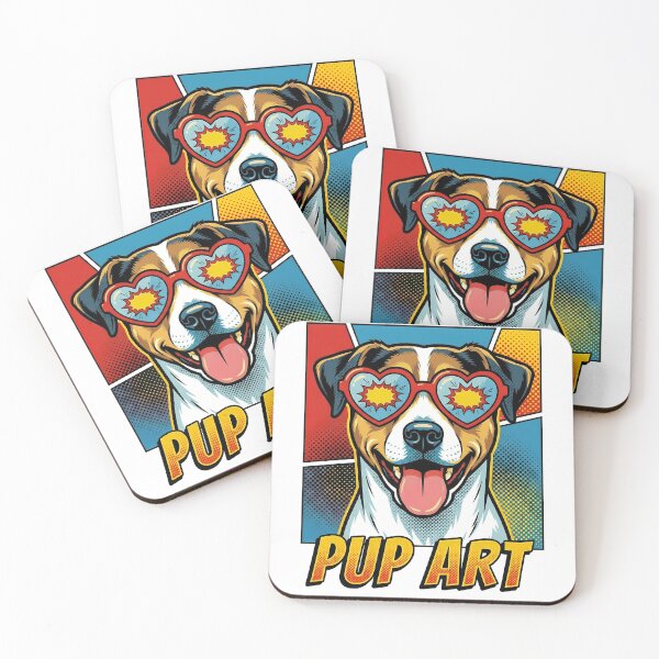 Item preview, Pop Art Danish Swedish Farmdog Retro Dog designed and sold by k3rstman1.