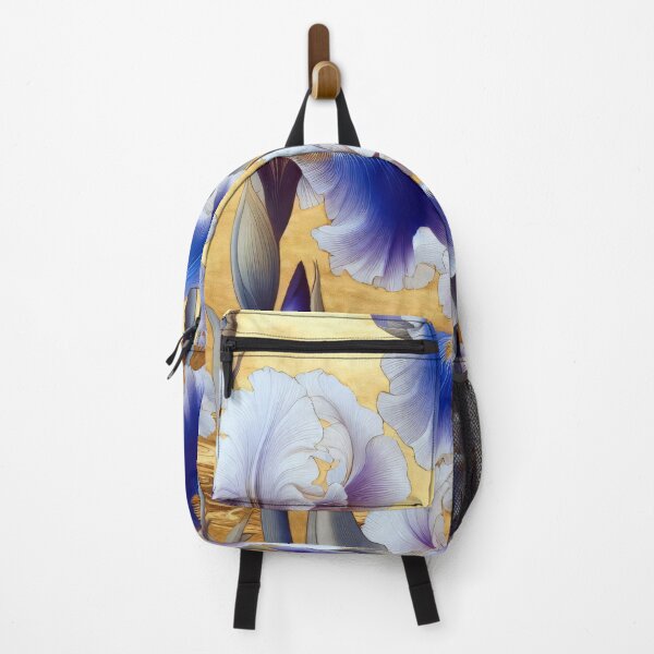 Item preview, Rimpa Irises on Gold Screen designed and sold by StudioKansai.