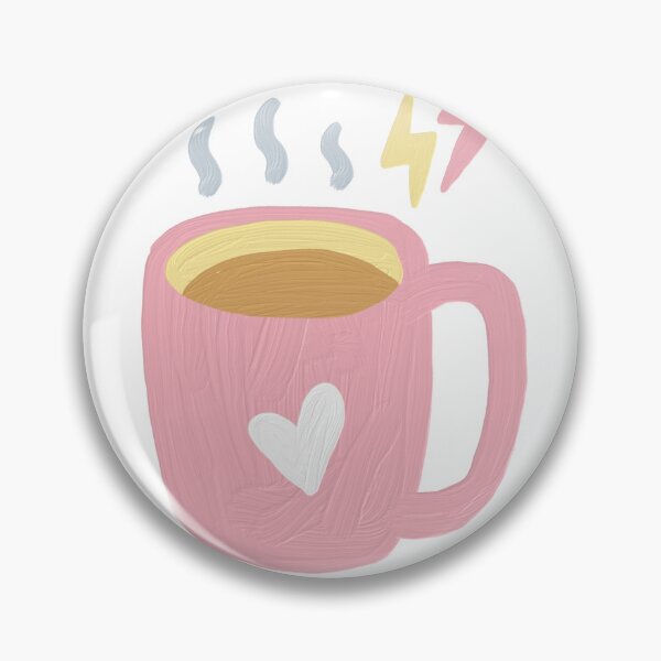 Item preview, Cute Pink Coffee Mug Illustration | Cozy Morning Aesthetic Art designed and sold by Anju_an_artist.