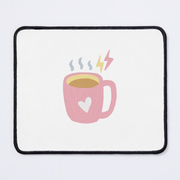 Item preview, Cute Pink Coffee Mug Illustration | Cozy Morning Aesthetic Art designed and sold by Anju_an_artist.