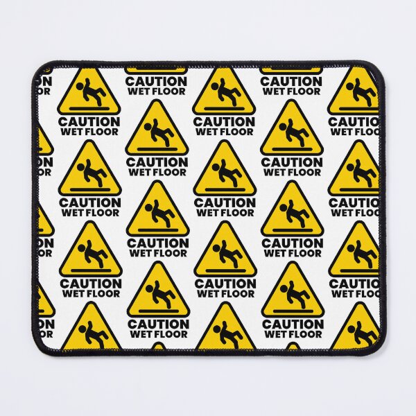 Item preview, Caution Wet Floor Warning Sign designed and sold by Shape Snip Studio.