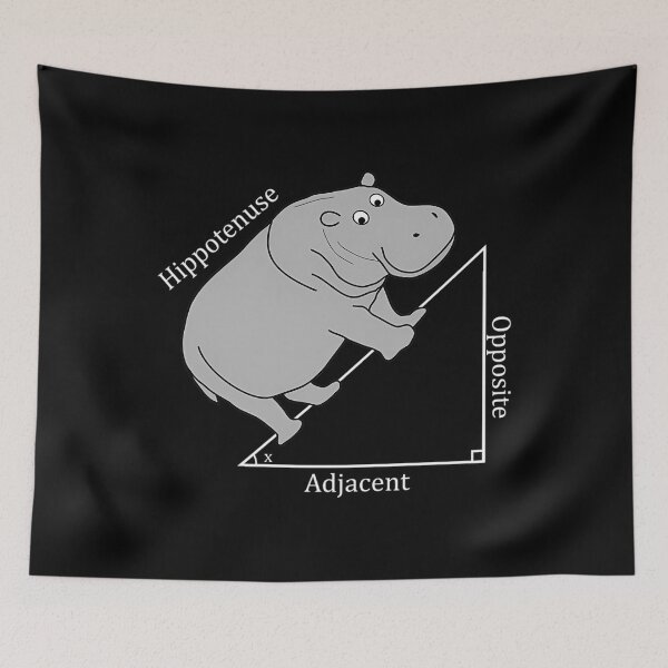 Item preview, Hypotenuse Funny Math Pun designed and sold by tctyyoztse23.