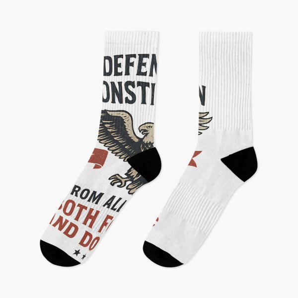 Item preview, Defend The Constitution From All Enemies Both Foreign And Domestic designed and sold by HorusXArt.