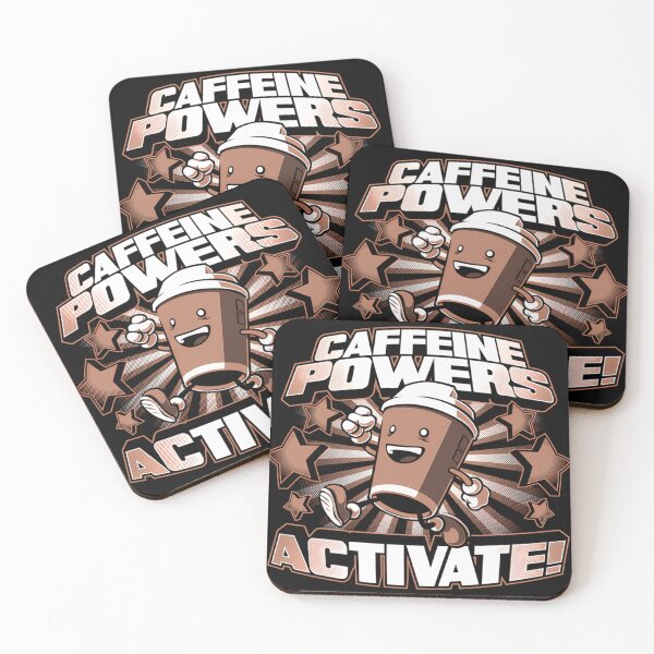 Item preview, Caffeine Powers... Activate designed and sold by HorusXArt.