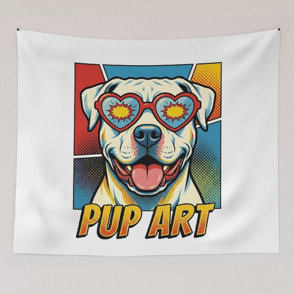Item preview, Pop Art Dogo Argentino Retro Dog designed and sold by k3rstman1.