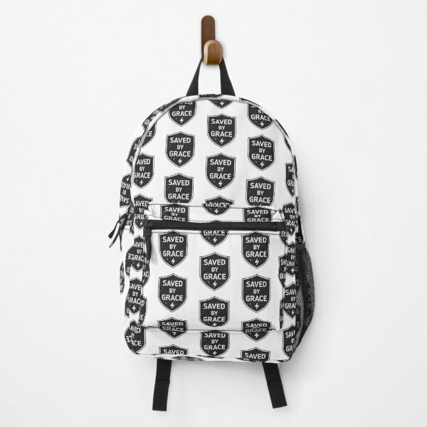 Item preview, Saved by Grace Christian Shield Badge designed and sold by StickifyArt.
