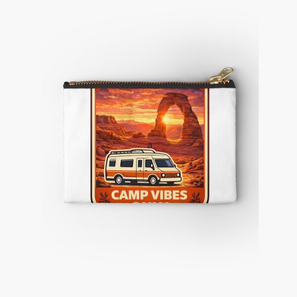 Item preview, Utah Camp Vibes Only – Arches Desert Road Trip Camper Badge designed and sold by Purdiole-art.