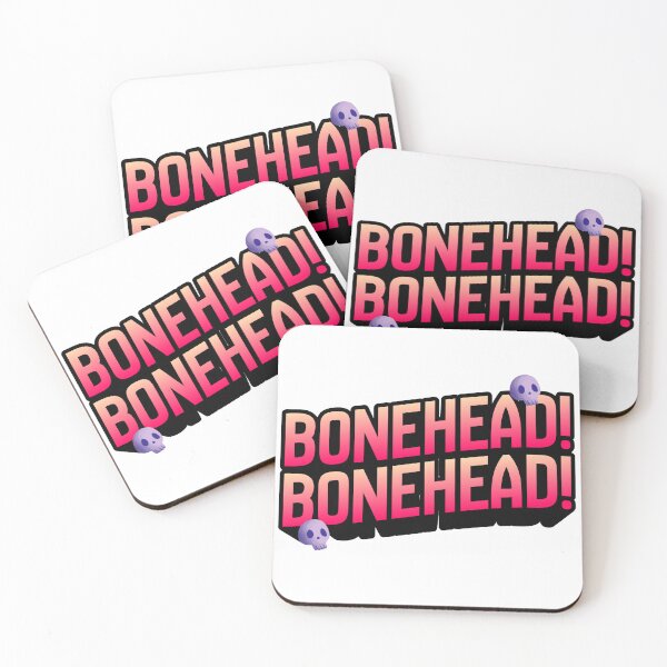 Item preview, BONEHEAD | F.R.I.E.N.D.S. Design Sticker, Pin, Shirt etc. designed and sold by eggface.sandwich.