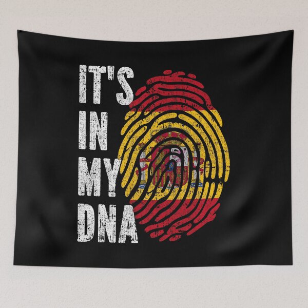 Item preview, IT'S IN MY DNA Spain Flag Roots designed and sold by CosmoKitsch.