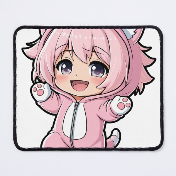 Item preview, Pink hair anime Girl-soft Aesthetic illustration  designed and sold by designhivebyj.