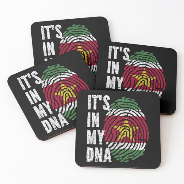 Item preview, IT'S IN MY DNA Suriname Flag Roots designed and sold by CosmoKitsch.