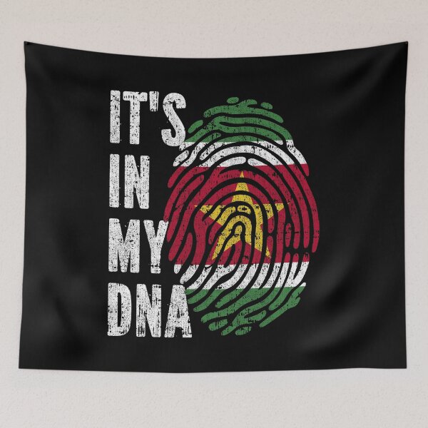 Item preview, IT'S IN MY DNA Suriname Flag Roots designed and sold by CosmoKitsch.