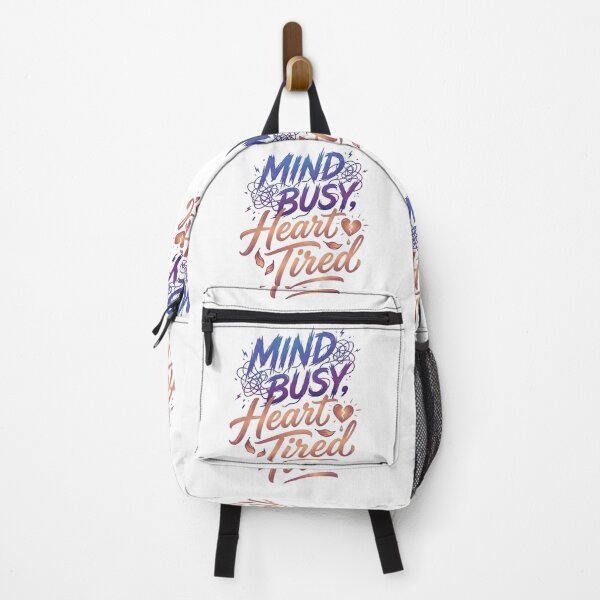 Item preview, mind busy, tired heart, heart break, busy, mind designed and sold by TrueArtVibes.