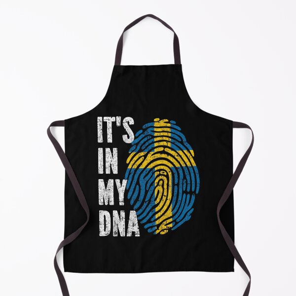 Item preview, IT'S IN MY DNA Sweden Flag Roots designed and sold by CosmoKitsch.