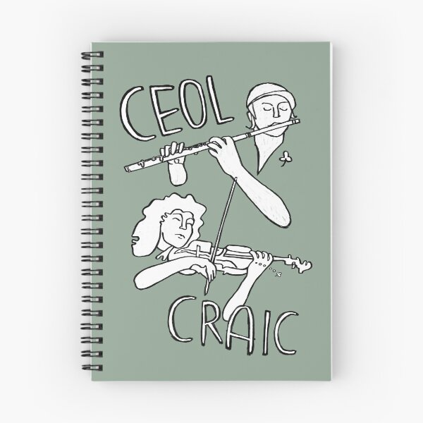 Aperçu de l'œuvre Musique irlandaise, ceol agus craic créée et vendue par badlydrawnbabe.