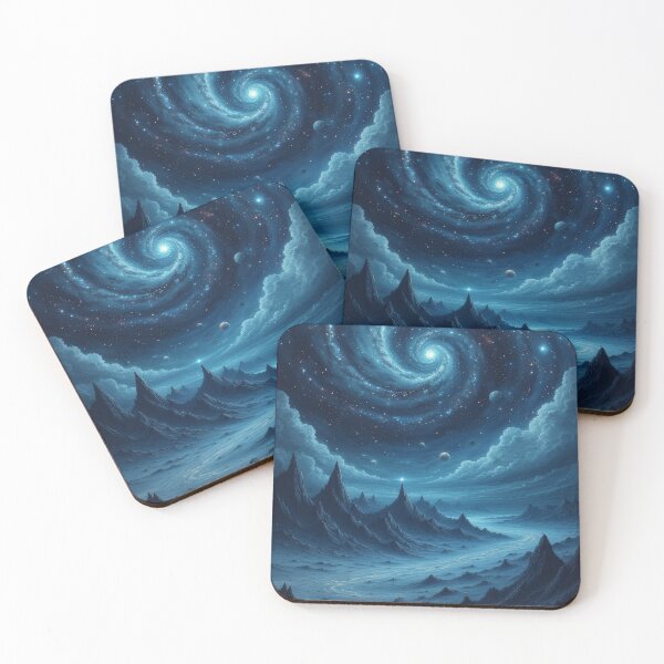 Item preview, Galactic Landscape: Otherworldly Journey Through Space designed and sold by Mianku | Für das Leben.