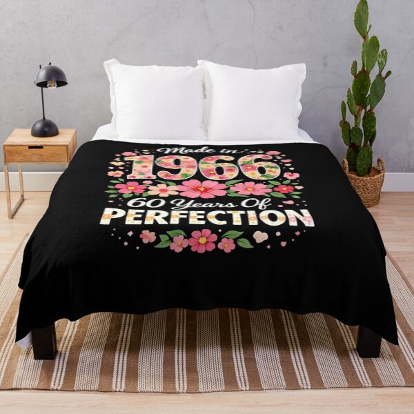 Item preview, 60th Birthday Made 1966 Floral designed and sold by Run to Creations.