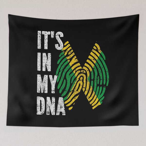 Item preview, IT'S IN MY DNA Jamaica Flag Roots designed and sold by CosmoKitsch.
