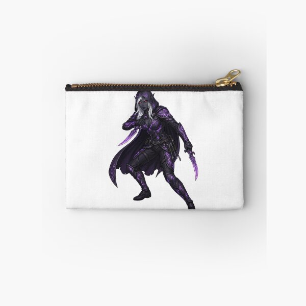 Item preview, Dark Elf Shadow Assassin - Hooded Rogue - Purple Obsidian Armor designed and sold by SlomianyPisarz.