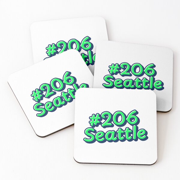Item preview, Seattle 206 T-shirt designed and sold by Shirtmart1.