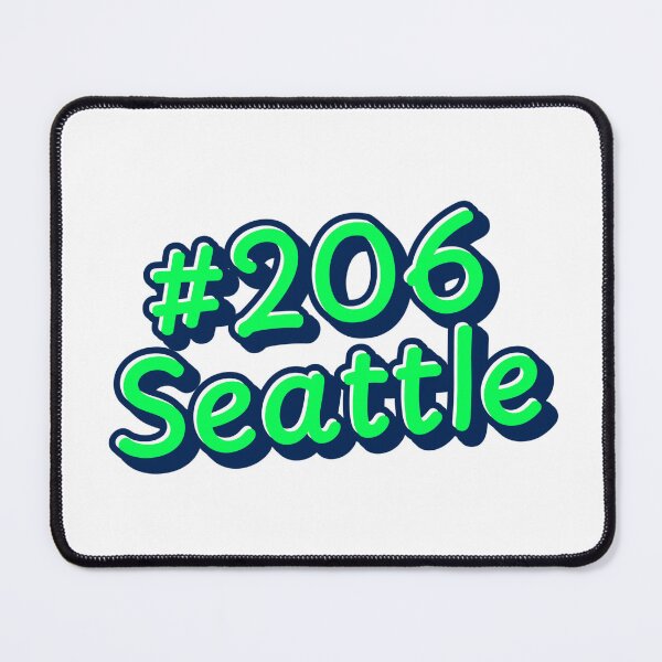 Item preview, Seattle 206 T-shirt designed and sold by Shirtmart1.