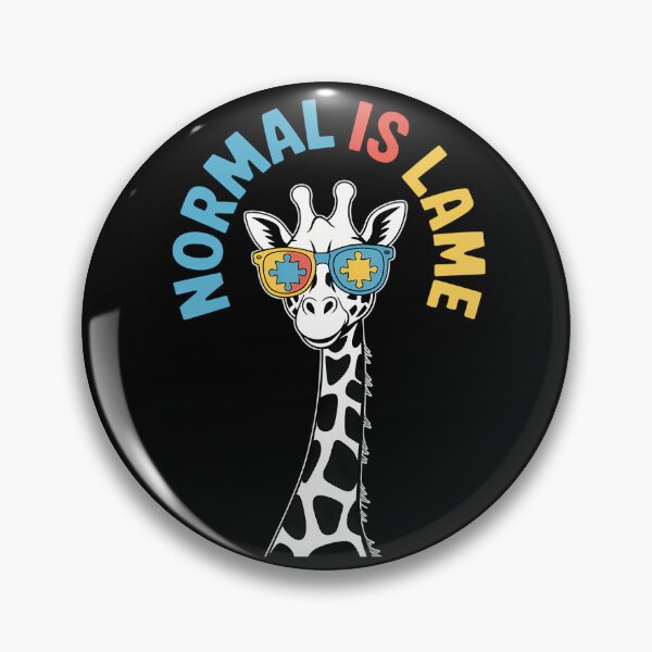 Item preview, Normal Is Lame - Giraffe Autistic Puzzle Autism Awareness designed and sold by lilensgavadur.