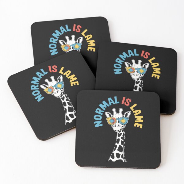 Item preview, Normal Is Lame - Giraffe Autistic Puzzle Autism Awareness designed and sold by lilensgavadur.