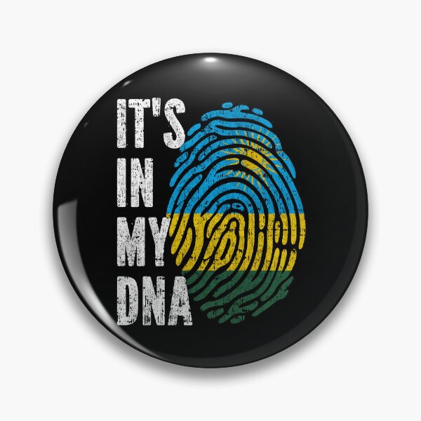 Item preview, IT'S IN MY DNA Rwanda Flag Roots designed and sold by CosmoKitsch.