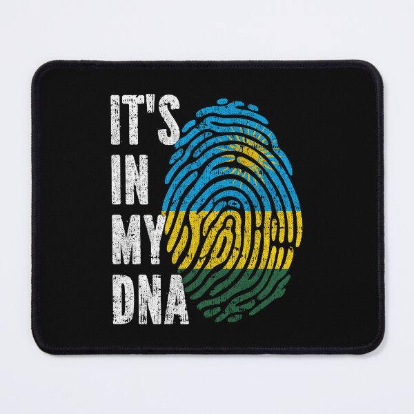 Item preview, IT'S IN MY DNA Rwanda Flag Roots designed and sold by CosmoKitsch.