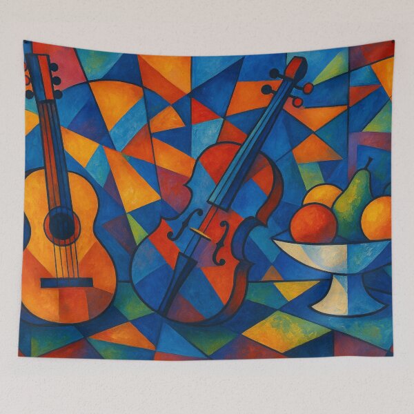 Item preview, Cubist timbres and fruits designed and sold by Sigtrix.