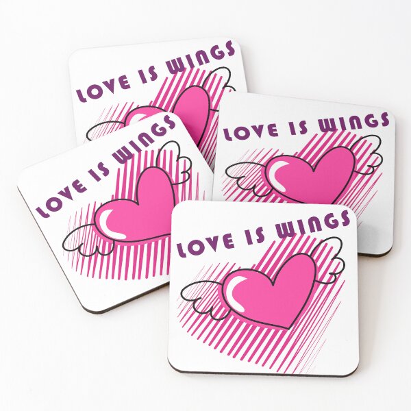 Item preview, Love is wings designed and sold by design7mylavica.
