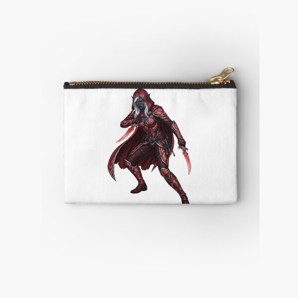 Item preview, Crimson Shadow Assassin - Dark Elf Rogue - Red Fantasy Art designed and sold by SlomianyPisarz.