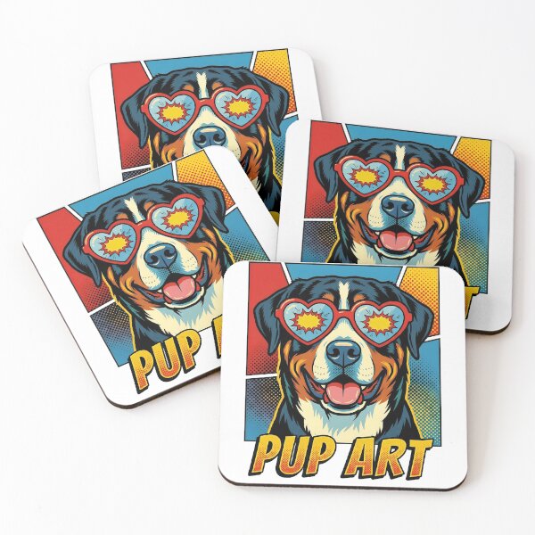 Item preview, Pop Art Greater Swiss Mountain Dog Retro Dog designed and sold by k3rstman1.