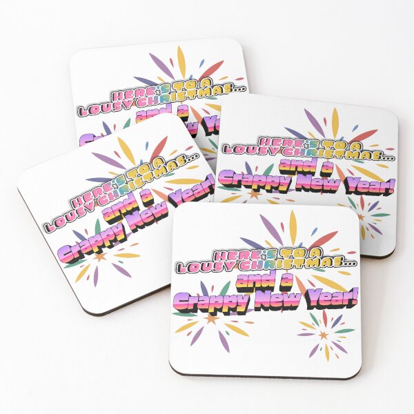 Item preview, Lousy Christmas and Crappy New Year | F.R.I.E.N.D.S. Design Sticker, Pin, Shirt etc. designed and sold by eggface.sandwich.