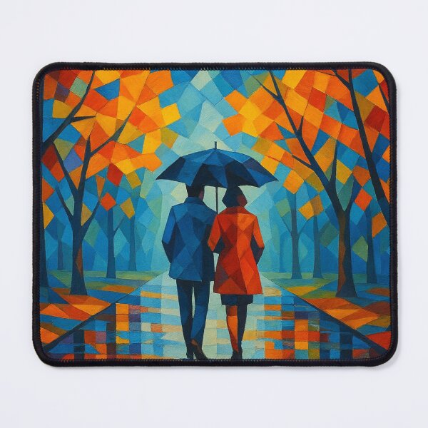 Item preview, Autumn walk with umbrella designed and sold by Sigtrix.