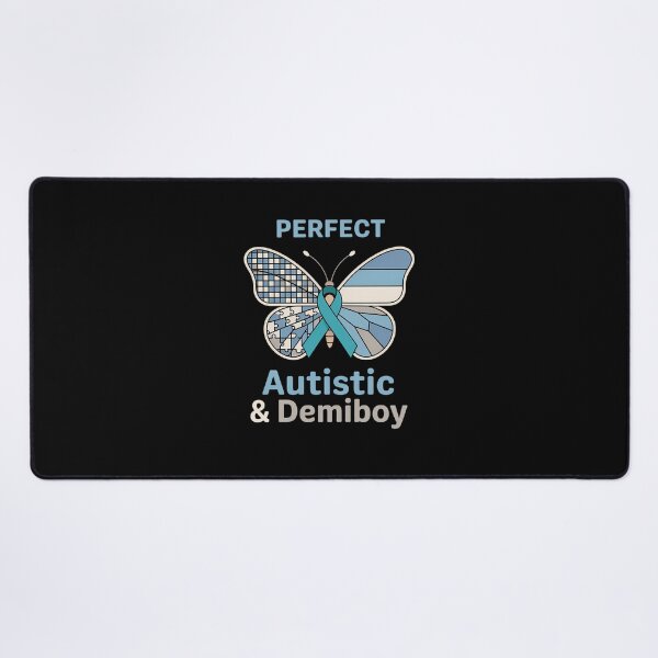 Item preview, Perfect Autistic & Demiboy Autism Awareness Pride Butterfly designed and sold by comptorasunfia.