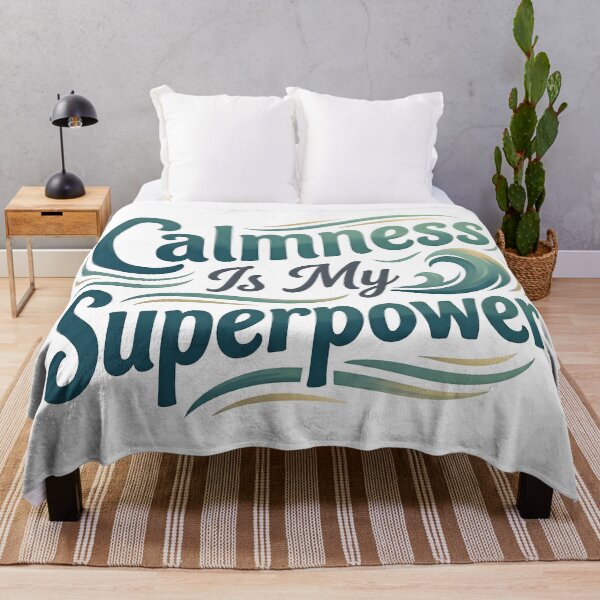 Item preview, calm down, calmness, meditation, superpower designed and sold by TrueArtVibes.