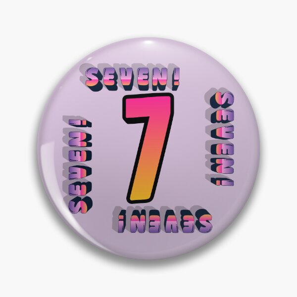 Item preview, SEVEN | F.R.I.E.N.D.S. Design Sticker, Pin, Shirt etc. designed and sold by eggface.sandwich.