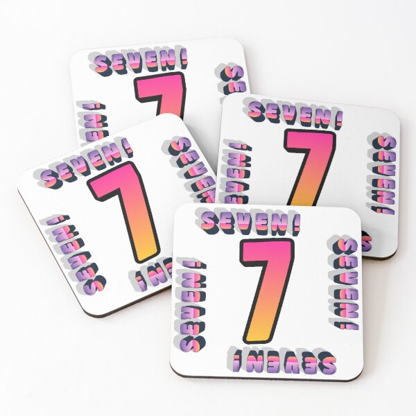 Item preview, SEVEN | F.R.I.E.N.D.S. Design Sticker, Pin, Shirt etc. designed and sold by eggface.sandwich.