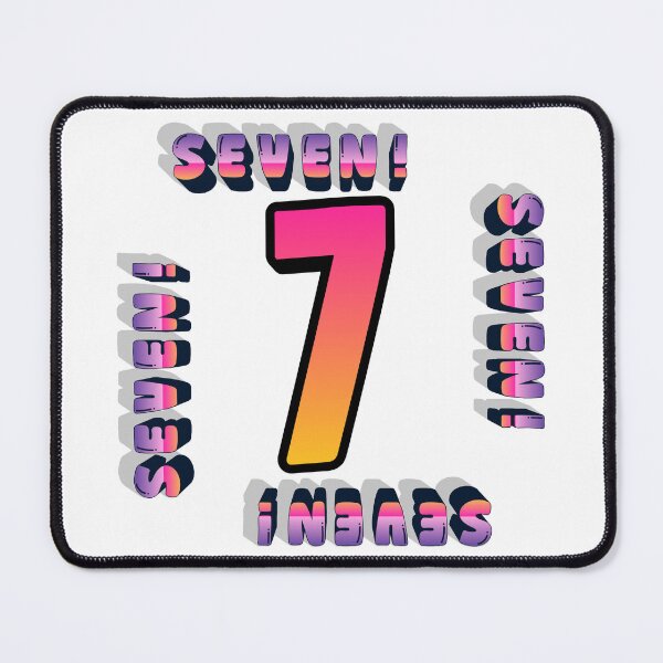 Item preview, SEVEN | F.R.I.E.N.D.S. Design Sticker, Pin, Shirt etc. designed and sold by eggface.sandwich.