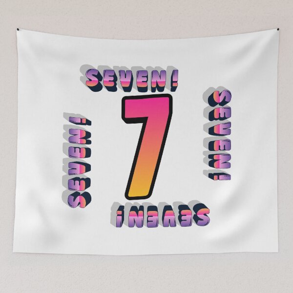 Item preview, SEVEN | F.R.I.E.N.D.S. Design Sticker, Pin, Shirt etc. designed and sold by eggface.sandwich.