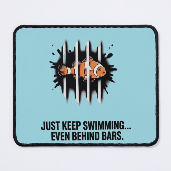 Item preview, finding nemo - just keep swimming, even behind bars designed and sold by 123ks.