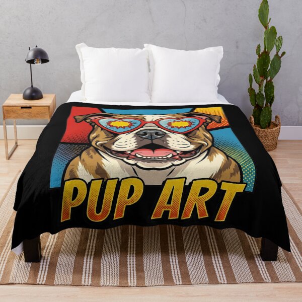 Item preview, Pop Art English Bulldog Retro Dog designed and sold by k3rstman1.