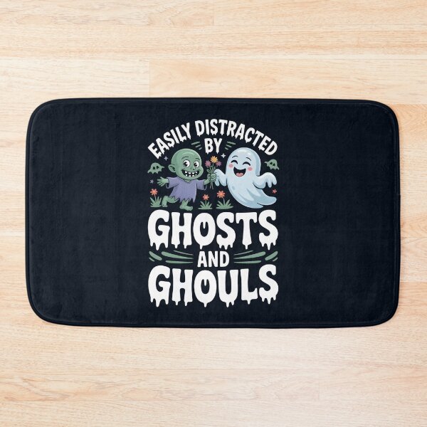 Item preview, Easily Distracted by Ghosts and Ghouls – Funny Halloween Design designed and sold by Jollys-ArtShop.