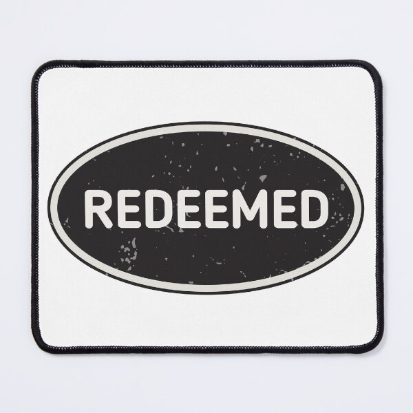 Item preview, Redeemed Christian Minimal Typography Design designed and sold by StickifyArt.